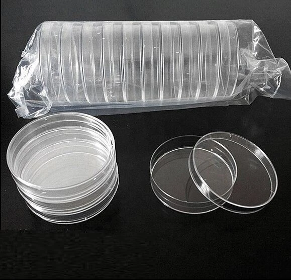Sterile Petri Dish Lab Microbial Cell Culture Plate factory